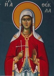 Св. първомъченица Текла